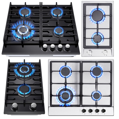 Gas hob burners stainless - 2-4,