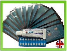 28 WHITE TEETH WHITENING STRIP + 3D WHITE TOOTHPASTE 2 WEEKS SUPPLY