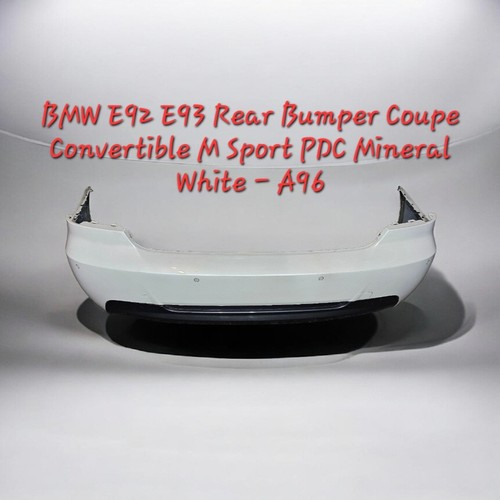 Bmw e92 e93 - e93, bumper