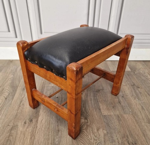 Retro vinyl foot stool - retro,
