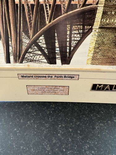 Mallard train crosses - train,