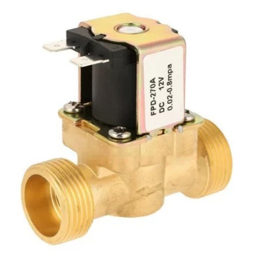Normally closed brass - closed, electric