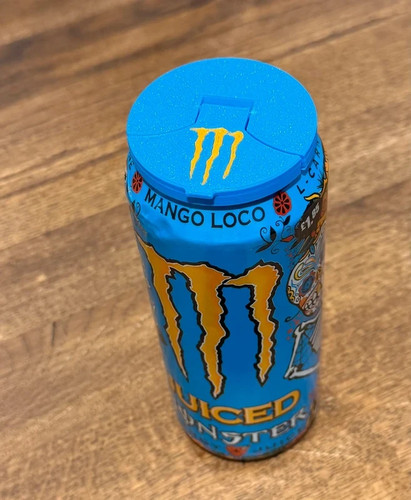 Monster energy drink can lid - monster,