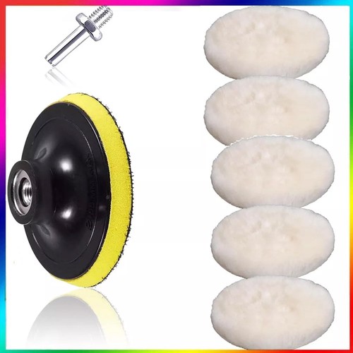 150mm round wool - 150mm, buffing
