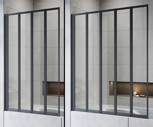 Bath shower screen - shower, folding