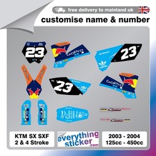 CUSTOM KTM MX Graphics Kit