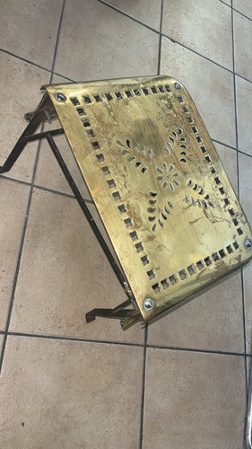 Antique brass georgian sturdy - antique,