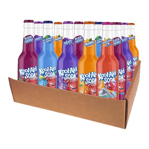 Kool aid sodas 12 - 12, oz,