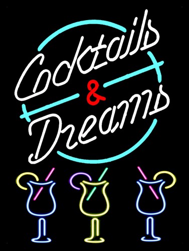 Cocktails and dreams retro - dreams,,