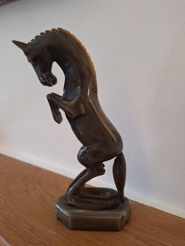 Vintage hand carved - hand, buffalo