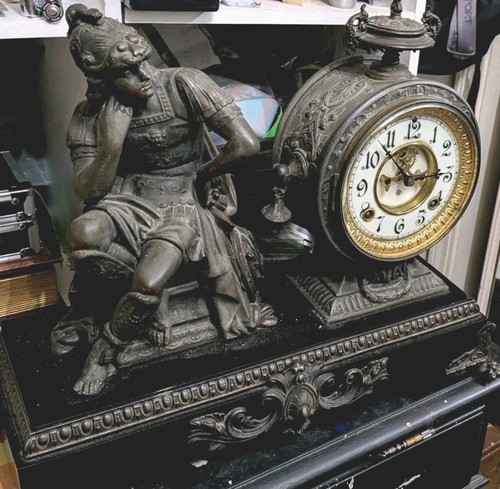 1880s mantle ansonia clock - mantle,