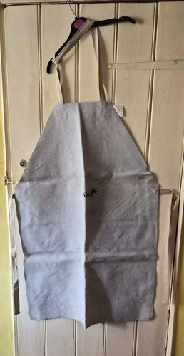 Leather bbq apron - leather,