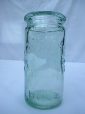 SMALL VINTAGE OLD AQUA JAR SCOTTER & SON HULL c1915