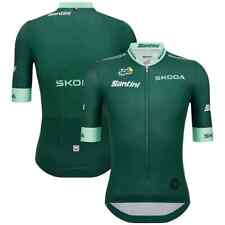 BNWT Tour de France 2023 Authentic Team Ladies Jersey by Santini Green
