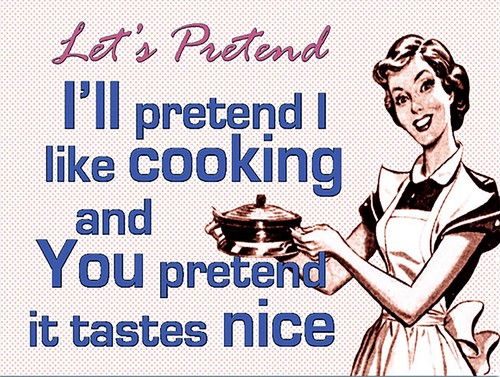Let pretend cooking joke - let's,