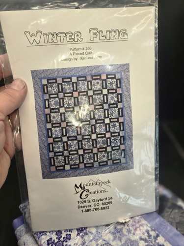 Winter fling quilt - quilt, kit