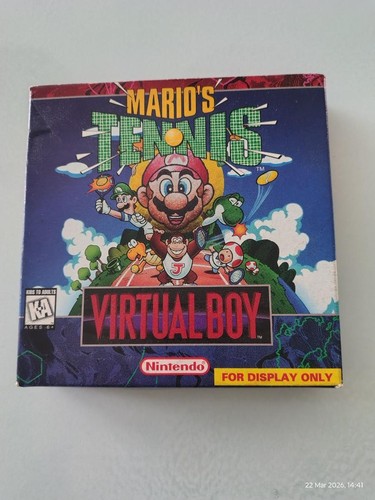 Nintendo virtual boy - virtual, mario's