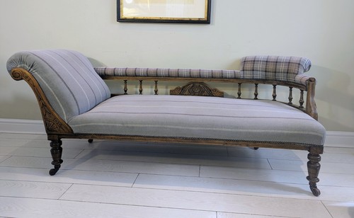 Antique edwardian chaise - edwardian,