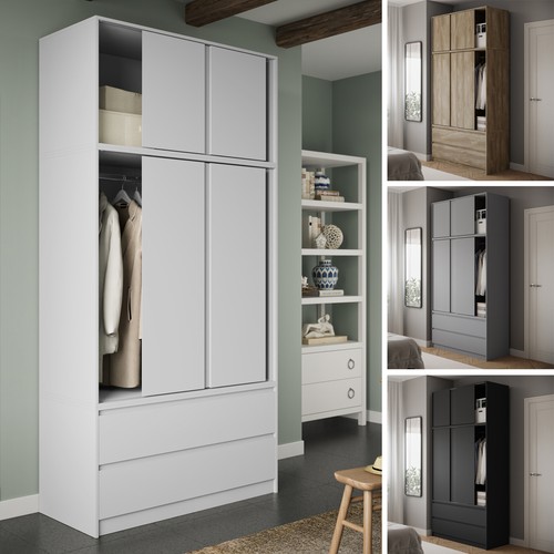 240cm sliding door - door, drawer