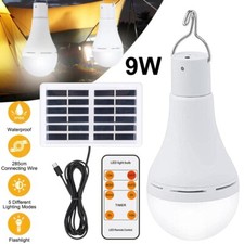 9W LED Shed Solar Camping