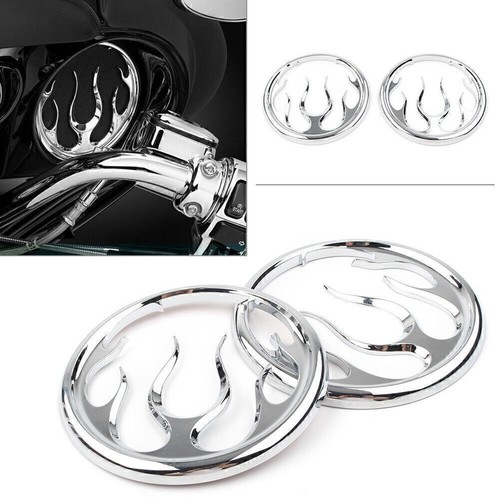 Chrome flame speaker - chrome,
