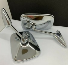 SQUARE 1962-1975 DOOR CLASSIC CAR HOT ROD MIRROR FOR PEUGEOT 504 PAIR LH&RH SIDE