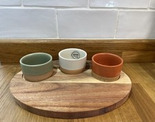 4 Piece Tapas Set, Terracotta