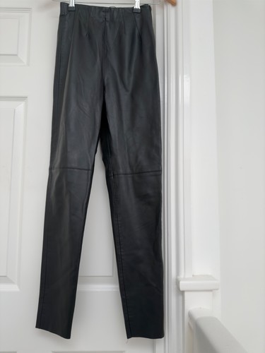 Zara black faux leather - black, high