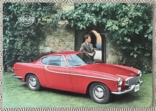 VOLVO P1800 Car Sales Specification Leaflet Nov 1961-62  RK224/3 11.61. 10,000