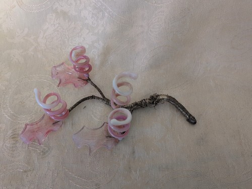 Vtg victorian flower - victorian, frog