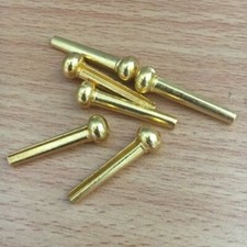 Gold Brass Acoustic Guitar