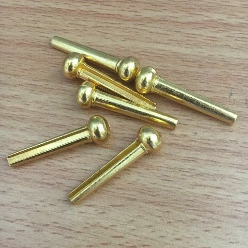 Gold brass acoustic guitar - brass,