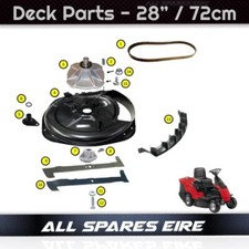 28" / 72CM STIGA / GGP BUILT RIDE ON MOWER CUTTER DECK SHELL PARTS