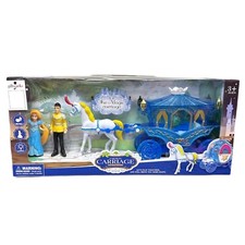 40CM HORSE & PRINCESS & PRINCE & CARRIAGE SET WITH MUSIC NEW IN GIFT BOX