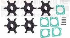 5pcs Water Pump Impeller with Key for Yamaha Mariner Outboard Motor 6E0-44352-00