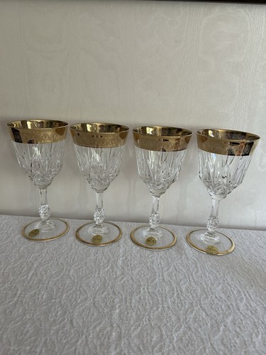 Vtg murano gold - rim, cut