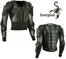 MENS SCORPION SPINE GUARD CE BODY ARMOUR MOTORBIKE MOTORCYCLE PROTECTION JACKET