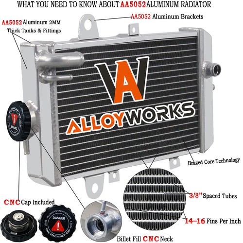 Upgrade aluminum radiator for - radiator,