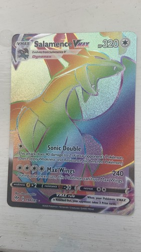 Salamence vmax rainbow - salamence,