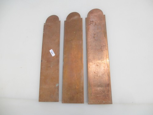 Vintage copper finger - copper, plate