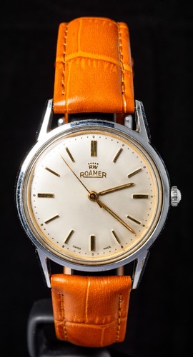 Roamer ivory dial gold - roamer,