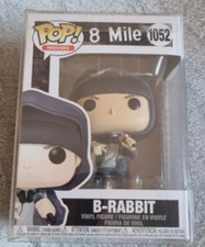 FUNKO POP  B-  RABBIT 8 MILE MOVIES 1052 EMINEM MARSHALL MATHERS + pop protector