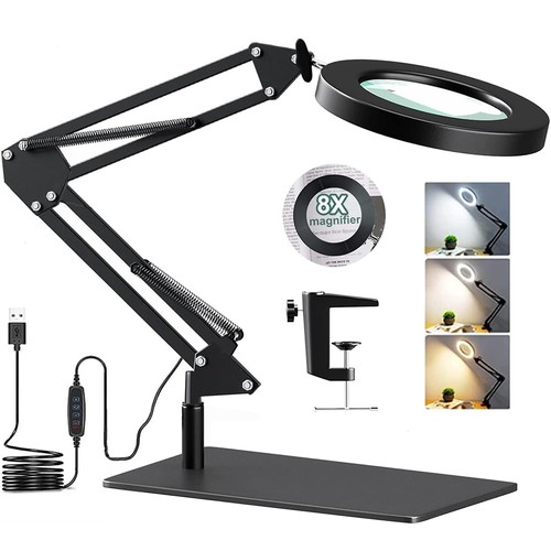 Desktop magnifying glass with - magnifying,
