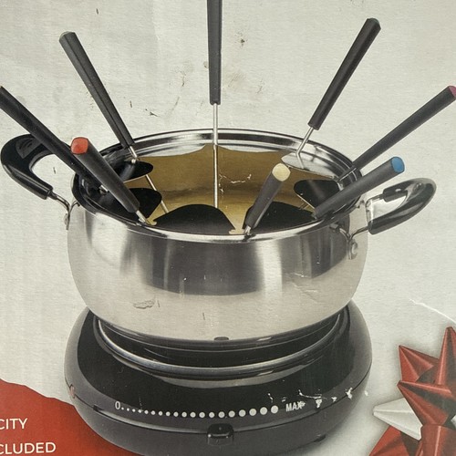 Swiss electric fondue set - electric,