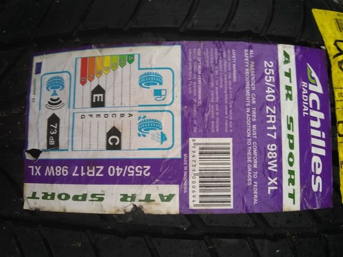 Car tyres 255x40x17 - car,