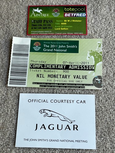 Aintree grand national items - 3,