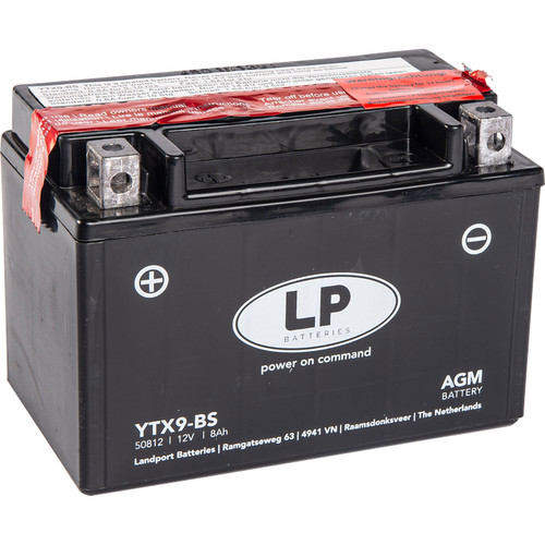 Agm 12v 8ah battery honda - 12v,