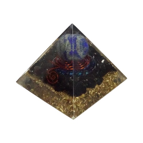 Amethyst orgone pyramid - amethyst,
