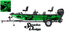 Green Boat Wrap Musky Pike
