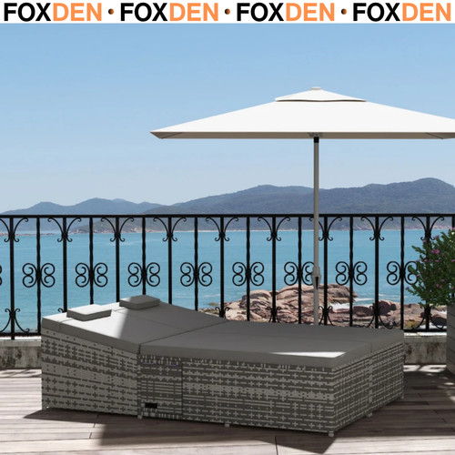 Seater double rattan - seater, sun